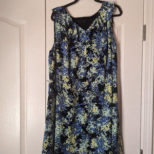 Women’s Plus size 18W Talbots Dress in Beautiful Spring Color Floral Design